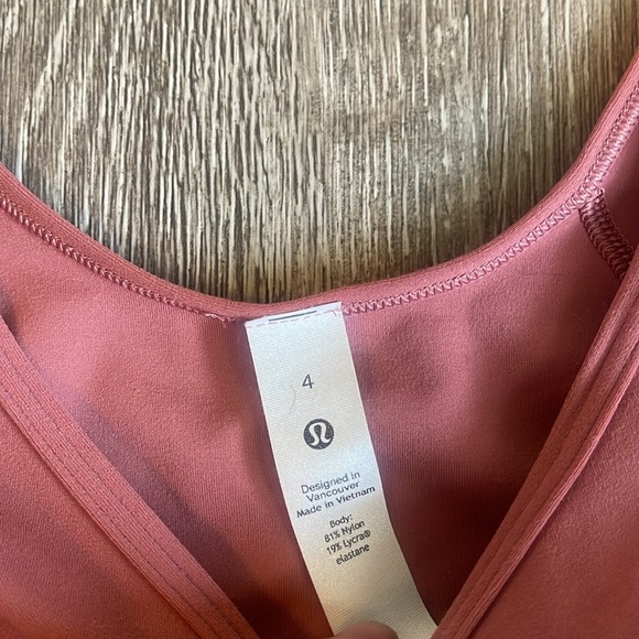 Lululemon Align Long Sleeve, light pink size 4 top - Picture 2 of 5
